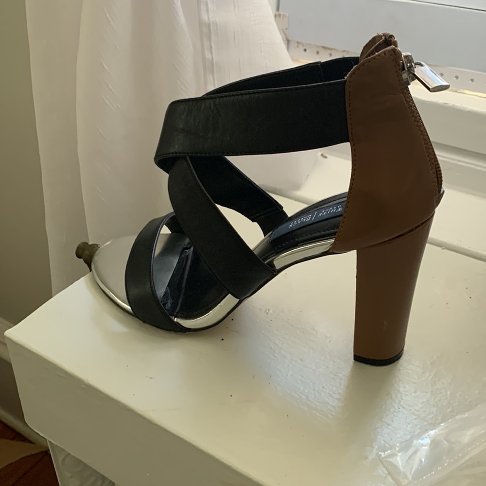 WHBM Color Block Sandal Heels
